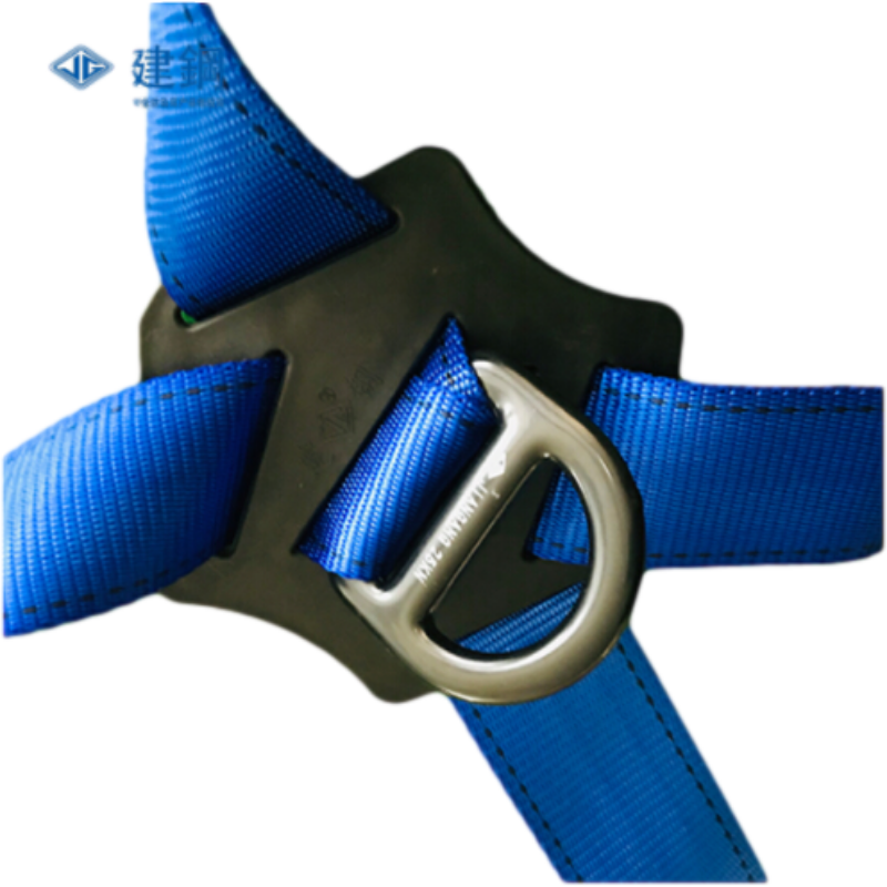 建鋼680161半身雙背雙保險藍色安全帶圖片1 建鋼680161半身雙背雙保險藍色安全帶圖片1