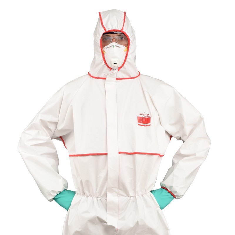 坤澤爾K2000B白色連帽防護服圖片2
