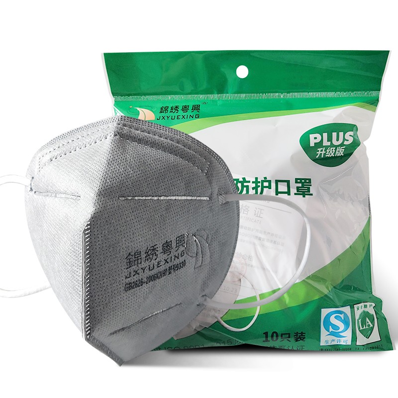 錦繡粵興一次性活性炭KN90防塵口罩圖片5