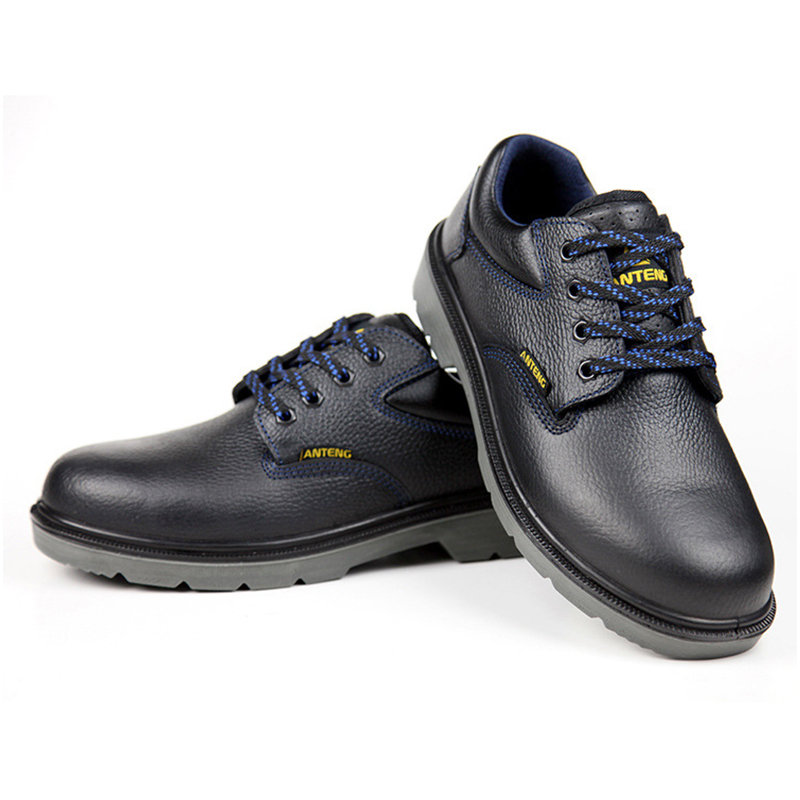 安騰A8116防砸防靜電牛皮防滑勞保鞋圖片3