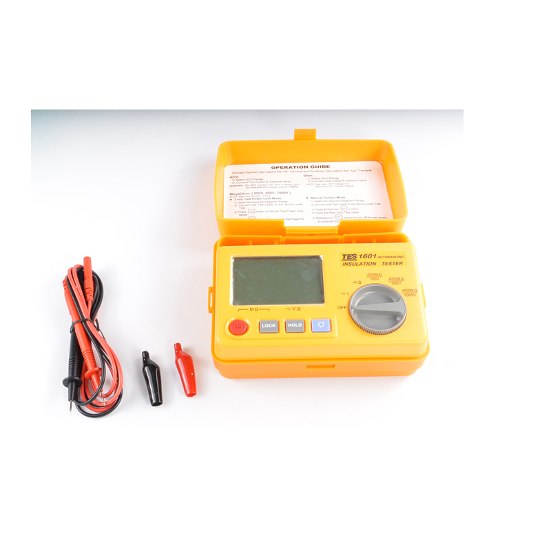泰仕TES TES-1601數字式自動換文件絕緣測試器圖片3 泰仕TES TES-1601數字式自動換文件絕緣測試器圖片3