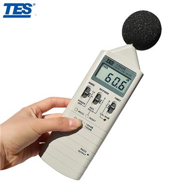 臺(tái)灣泰仕TES-1350R數(shù)字式噪音計(jì)圖片2