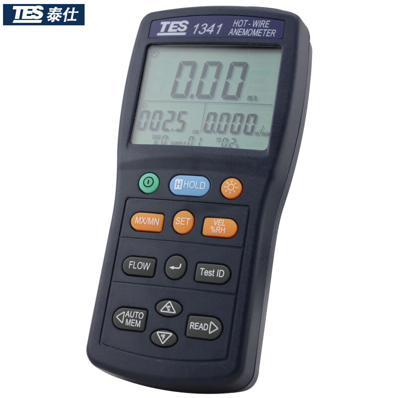 臺灣泰仕TES-1341熱線式風速計圖片1