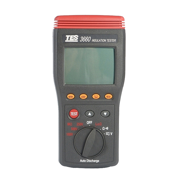 臺(tái)灣泰仕TES-3660自動(dòng)換檔絕緣測試儀圖片1