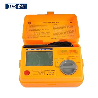 臺灣泰仕TES-1800A回路阻抗/預期短路電流測試儀圖片3
