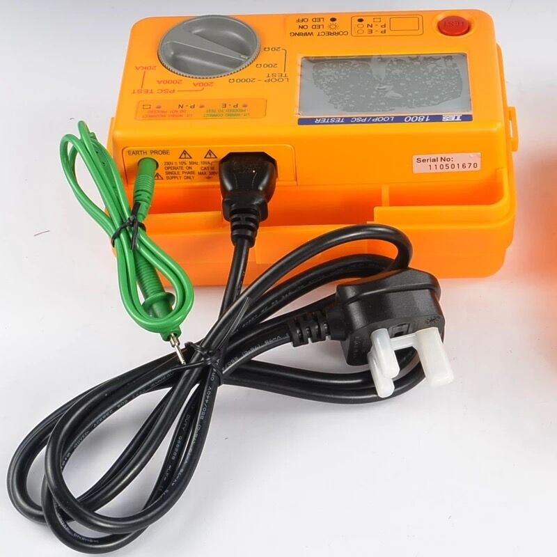 臺灣泰仕TES-1800A回路阻抗/預期短路電流測試儀圖片1