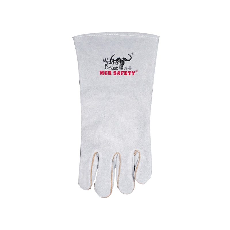 焊獸4154P原色二層拇指加條焊接手套圖片1 焊獸4154P原色二層拇指加條焊接手套圖片1