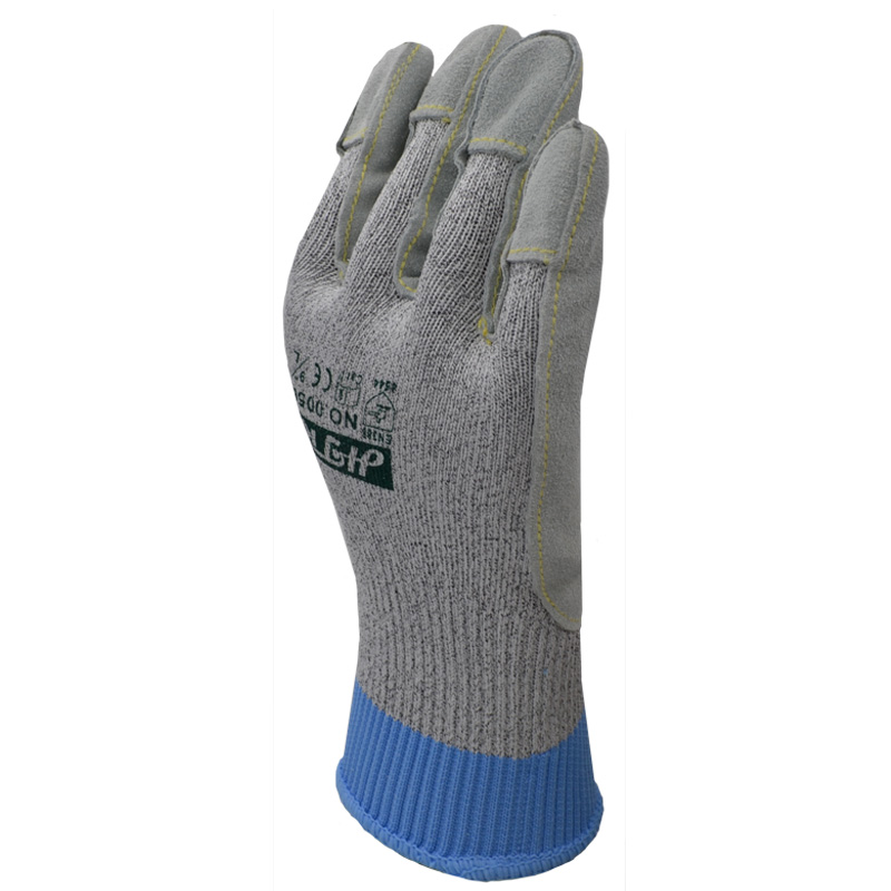 海太爾0056手掌縫皮防割手套圖片2