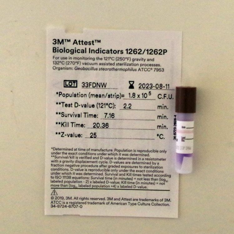 3M1262壓力蒸汽滅菌生物培養指示劑圖片4 3M1262壓力蒸汽滅菌生物培養指示劑圖片4