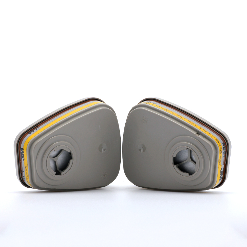 3M6057防護(hù)有機(jī)/無機(jī)/酸性氣體濾毒盒圖片1