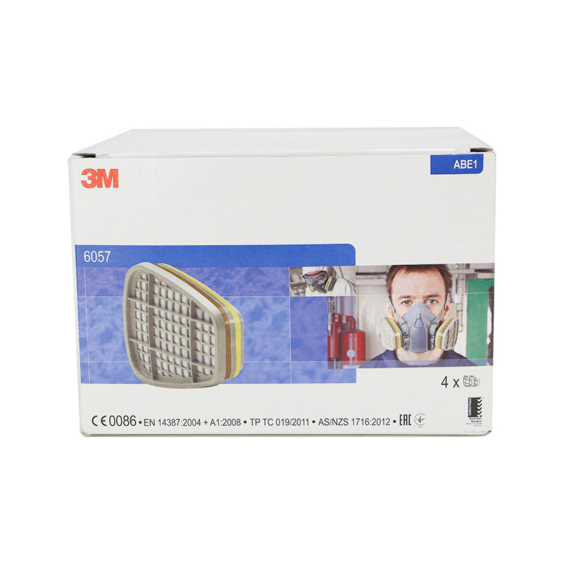 3M6057防護(hù)有機(jī)/無機(jī)/酸性氣體濾毒盒圖片5