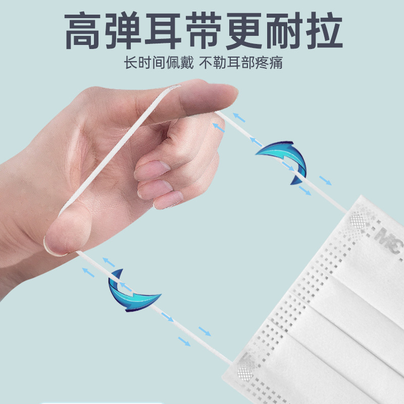 3M7660+耐適康一次性口罩 大號(hào)7只/袋圖片4 3M7660+耐適康一次性口罩 大號(hào)7只/袋圖片4