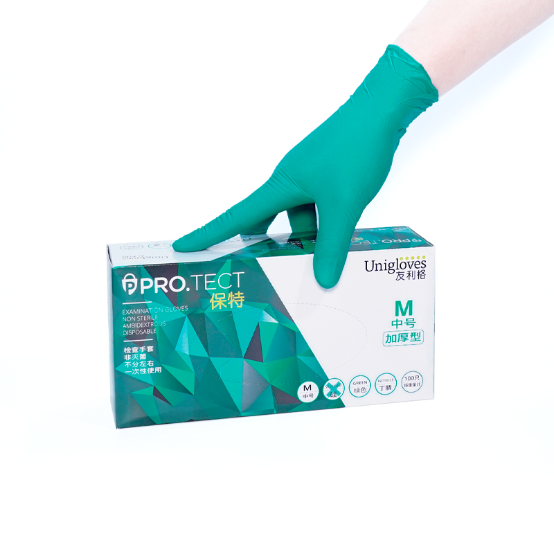 友利格保特PRO.TECT U2300加厚款一次性無粉丁腈檢查手套圖片2 友利格保特PRO.TECT U2300加厚款一次性無粉丁腈檢查手套圖片2