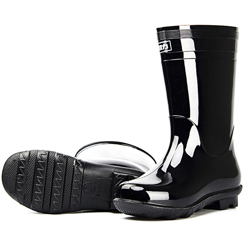 回力838黑色PVC中筒雨靴圖片3 回力838黑色PVC中筒雨靴圖片3