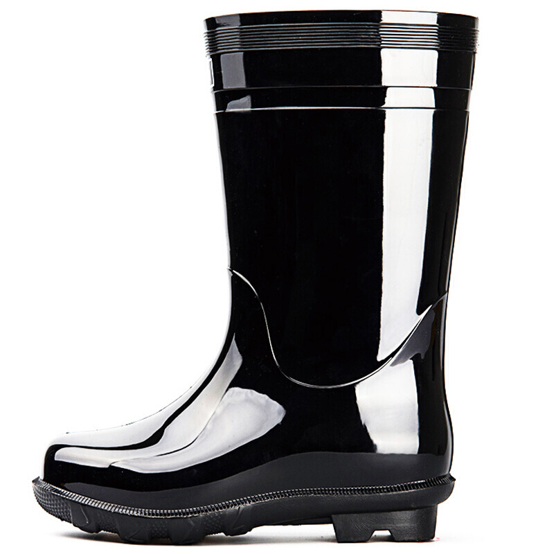 回力838黑色PVC中筒雨靴圖片2 回力838黑色PVC中筒雨靴圖片2