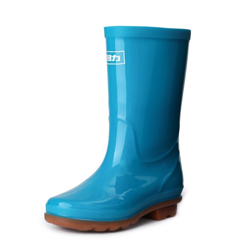 回力853女款牛筋底中筒雨靴圖片4