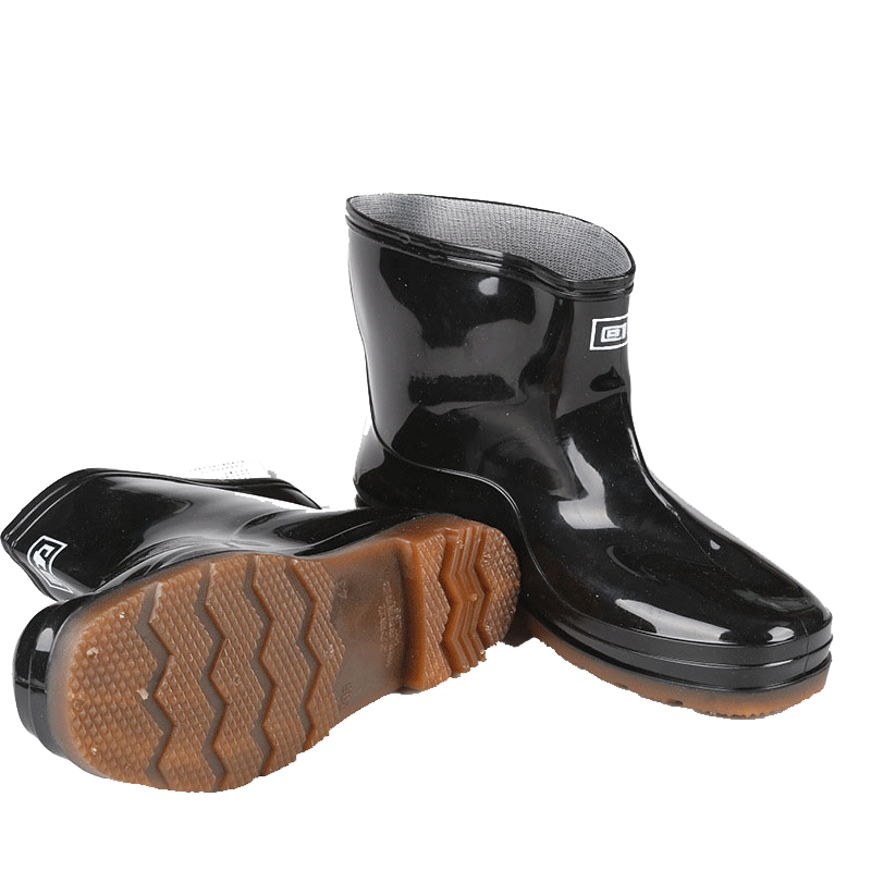 回力557黑色耐油防水雨靴圖片4