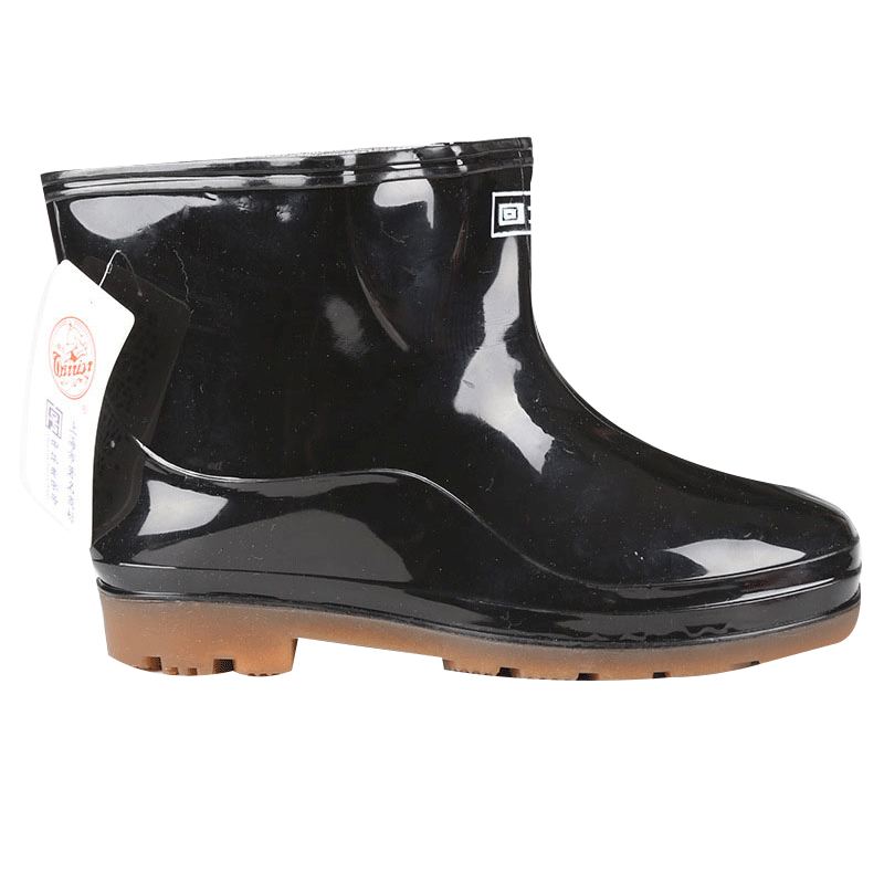 回力557黑色耐油防水雨靴圖片1