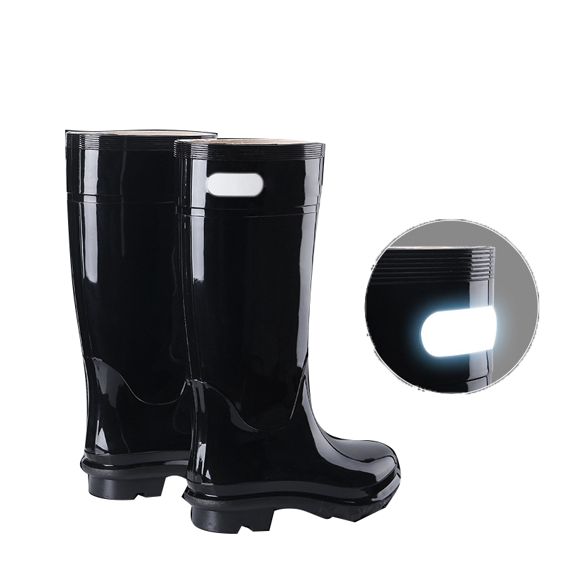 回力028高筒黑色雨靴圖片1 回力028高筒黑色雨靴圖片1