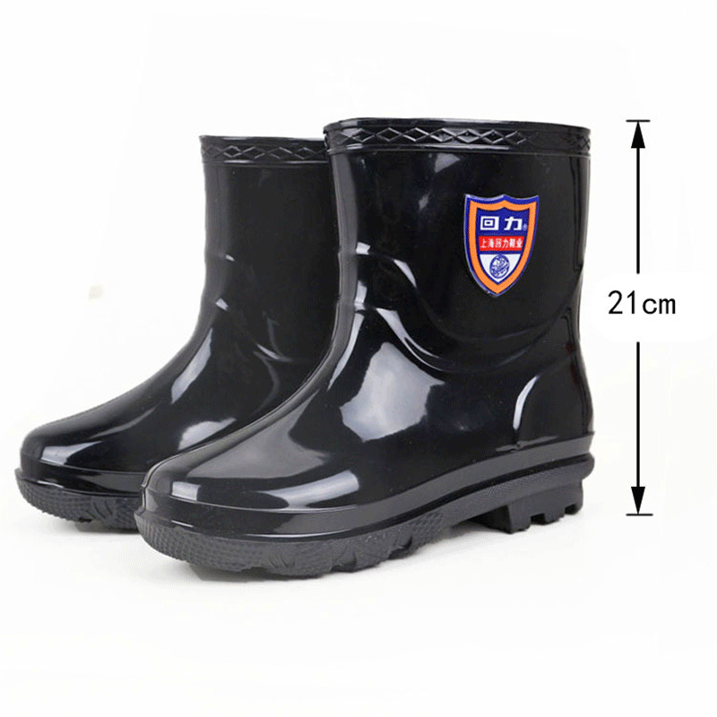 回力588防滑PVC低筒雨靴圖片1