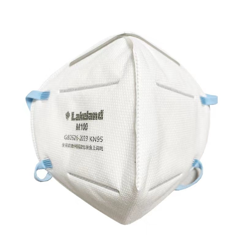 雷克蘭M100獨立裝折疊式KN95防塵口罩圖片1