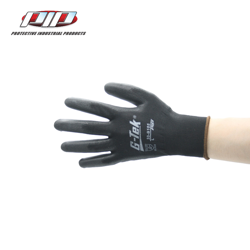 PIP 33-B105經濟款黑色PU涂層勞保手套圖片1 PIP 33-B105經濟款黑色PU涂層勞保手套圖片1