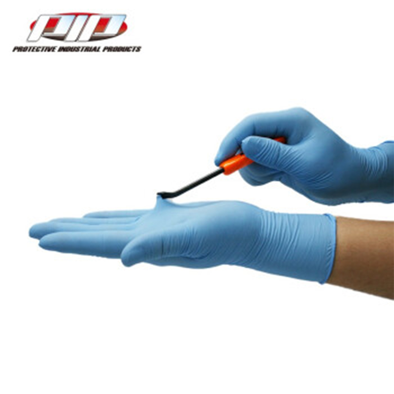 PIP 63-532PF藍(lán)色無粉一次性丁腈手套圖片1