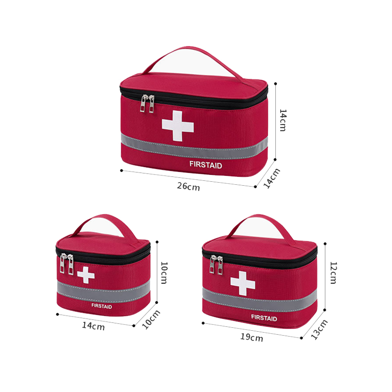 紅色便攜急救包戶外家用手提式應急包DH8083R-M圖片1