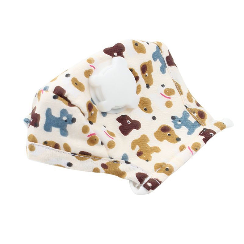 藍星小狗耳戴式帶閥兒童棉布口罩圖片3 藍星小狗耳戴式帶閥兒童棉布口罩圖片3