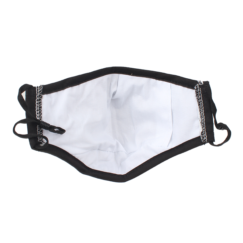 藍星黑色耳戴式成人棉布口罩圖片1 藍星黑色耳戴式成人棉布口罩圖片1