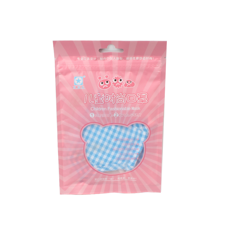 藍(lán)星藍(lán)格耳戴式兒童棉布口罩圖片4