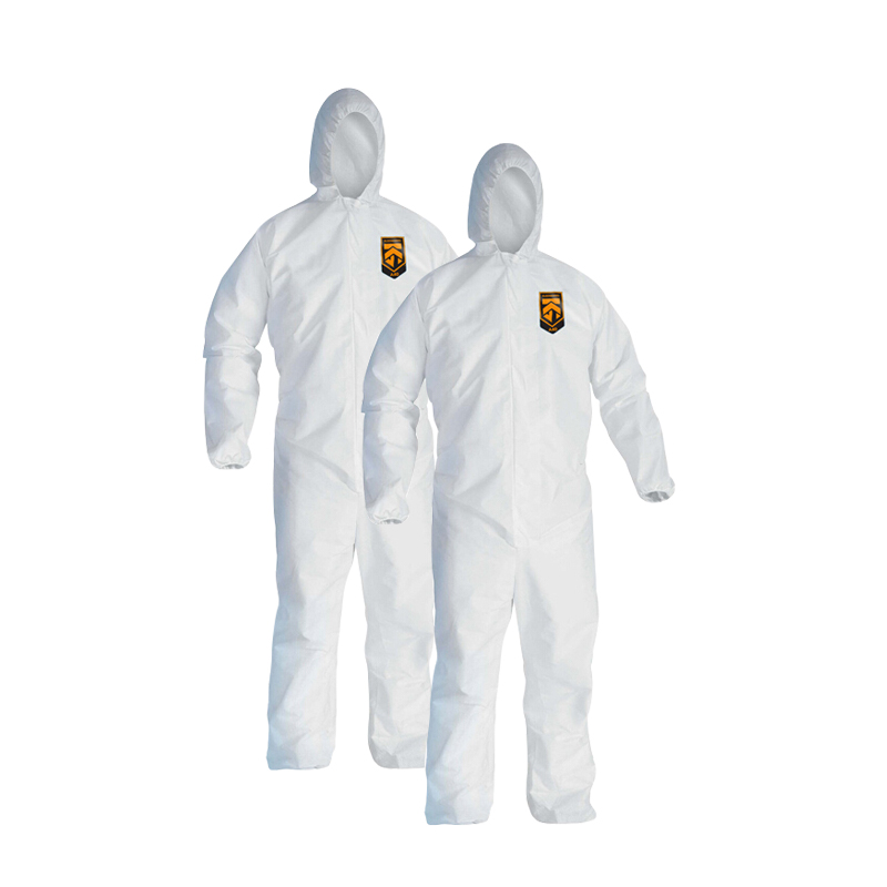 金佰利38938-04 KLEENGUARD勁衛A35白色帶帽連體防護服L圖片1 金佰利38938-04 KLEENGUARD勁衛A35白色帶帽連體防護服L圖片1