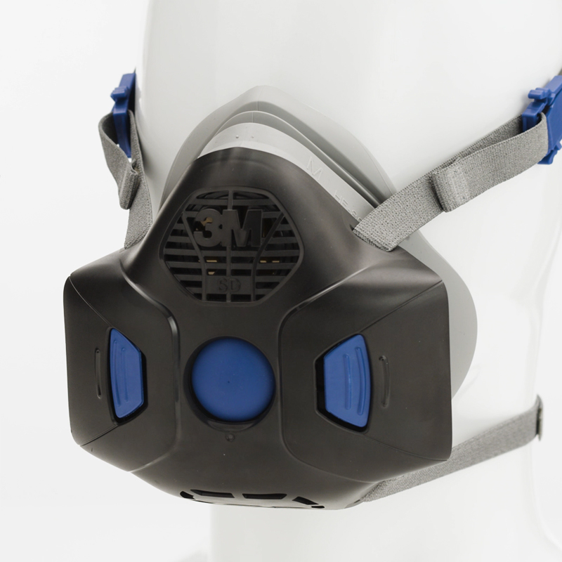 3M HF-802SD硅膠半面罩帶揚聲器振動膜防毒面具Secure Click中號面罩圖片2 3M HF-802SD硅膠半面罩帶揚聲器振動膜防毒面具Secure Click中號面罩圖片2