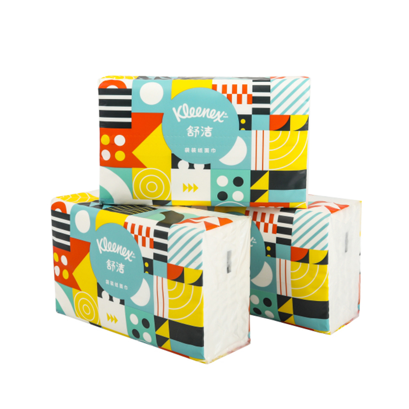 金佰利94669 Kleenex舒潔袋裝面巾紙130抽圖片2