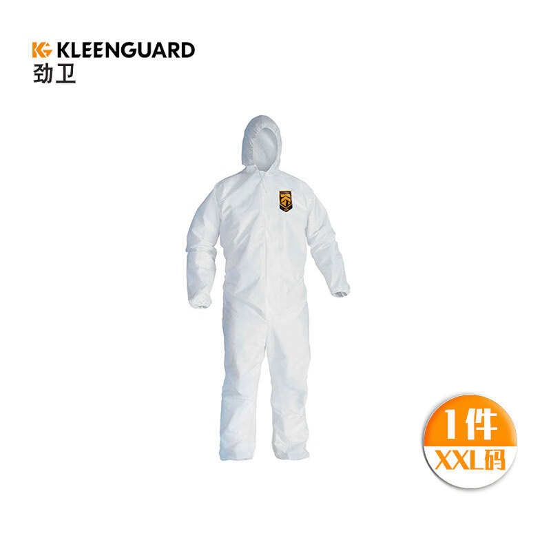 金佰利99803 KleenGuard勁衛(wèi)A36白色連體防護(hù)服XL圖片1