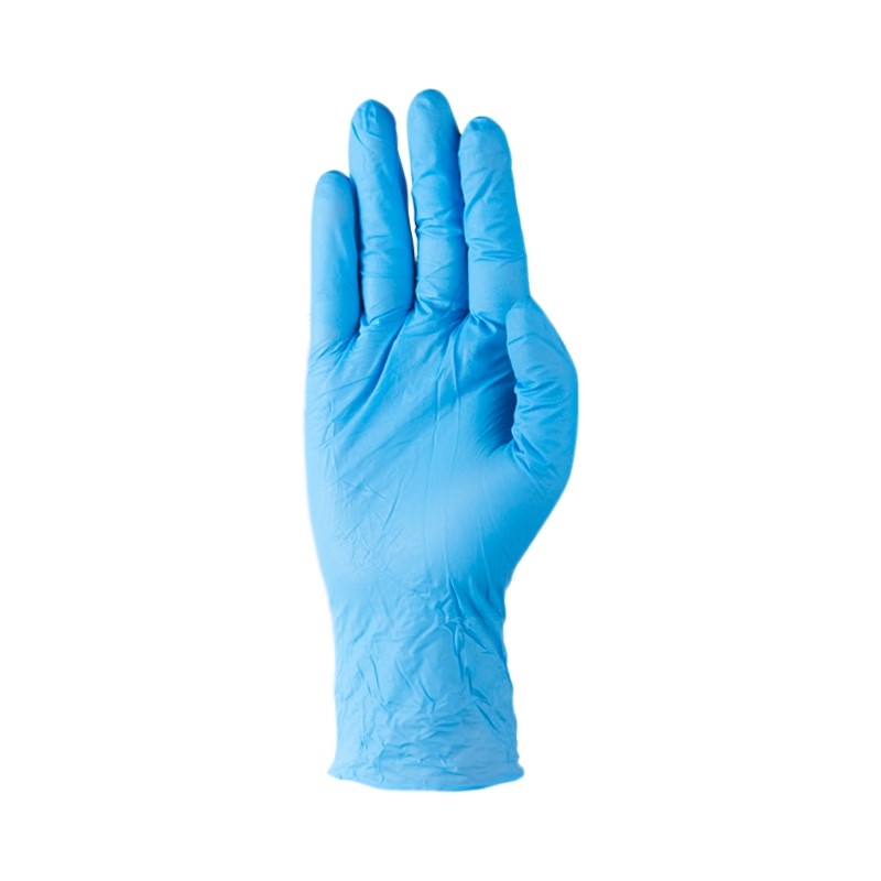 麥迪康1136C藍(lán)色無粉加強(qiáng)型一次性丁腈手套M圖片1