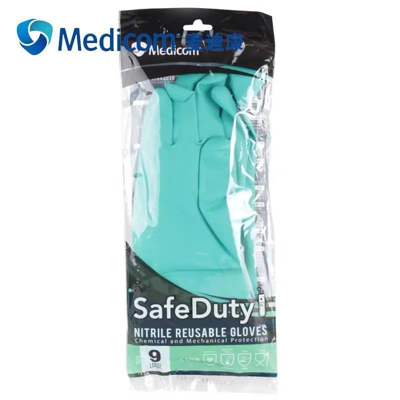 麥迪康1159C防水防滑耐磨丁腈防化手套8圖片4