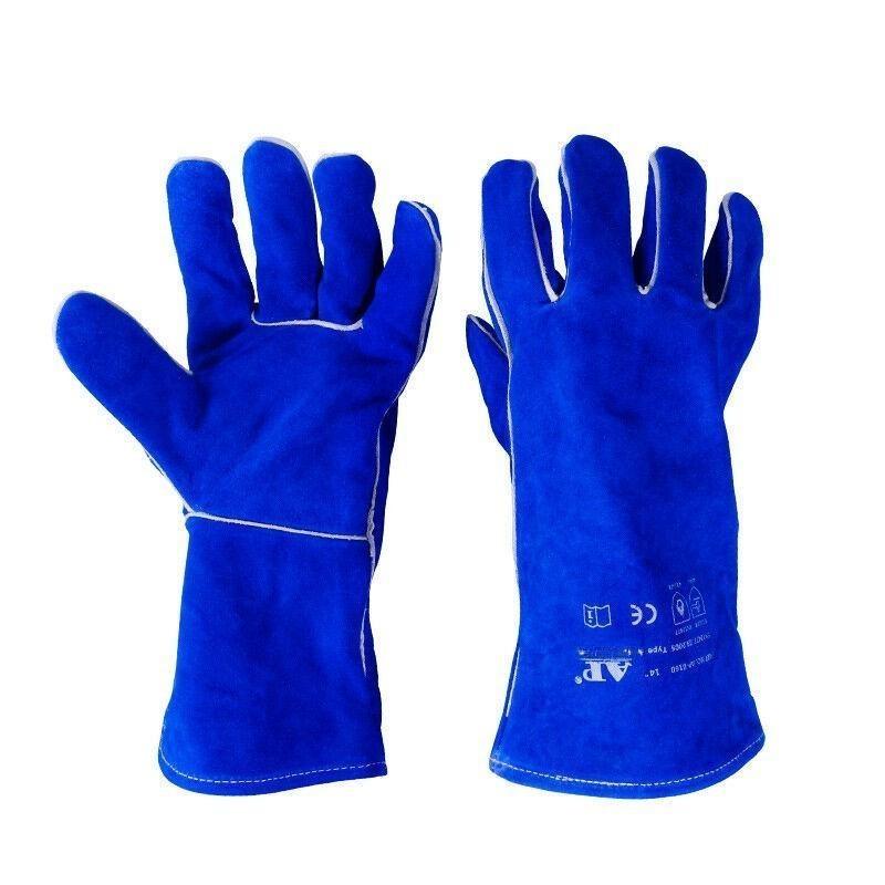 友盟AP-0160藍色牛二層皮電焊手套圖片2 友盟AP-0160藍色牛二層皮電焊手套圖片2