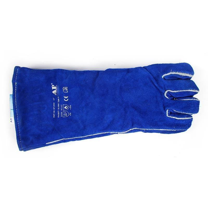 友盟AP-2054彩藍色加長電焊手套圖片3 友盟AP-2054彩藍色加長電焊手套圖片3