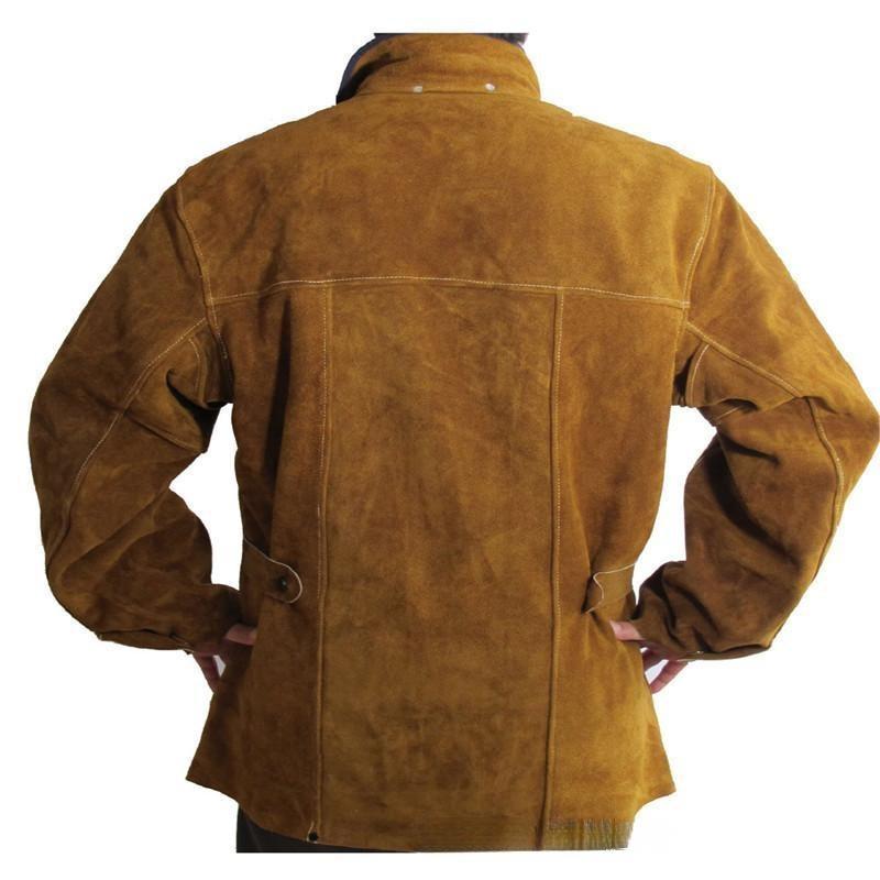 友盟AP-8130金棕色全皮焊工服上衣圖片1 友盟AP-8130金棕色全皮焊工服上衣圖片1