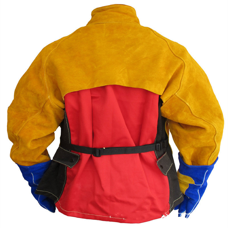 友盟AP-2188/2189金黃色開(kāi)背式焊工服及圍身圖片3 友盟AP-2188/2189金黃色開(kāi)背式焊工服及圍身圖片3