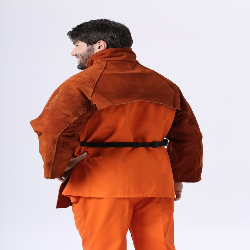 友盟AP-7188/7189金黃色開背式焊服及圍身圖片4 友盟AP-7188/7189金黃色開背式焊服及圍身圖片4