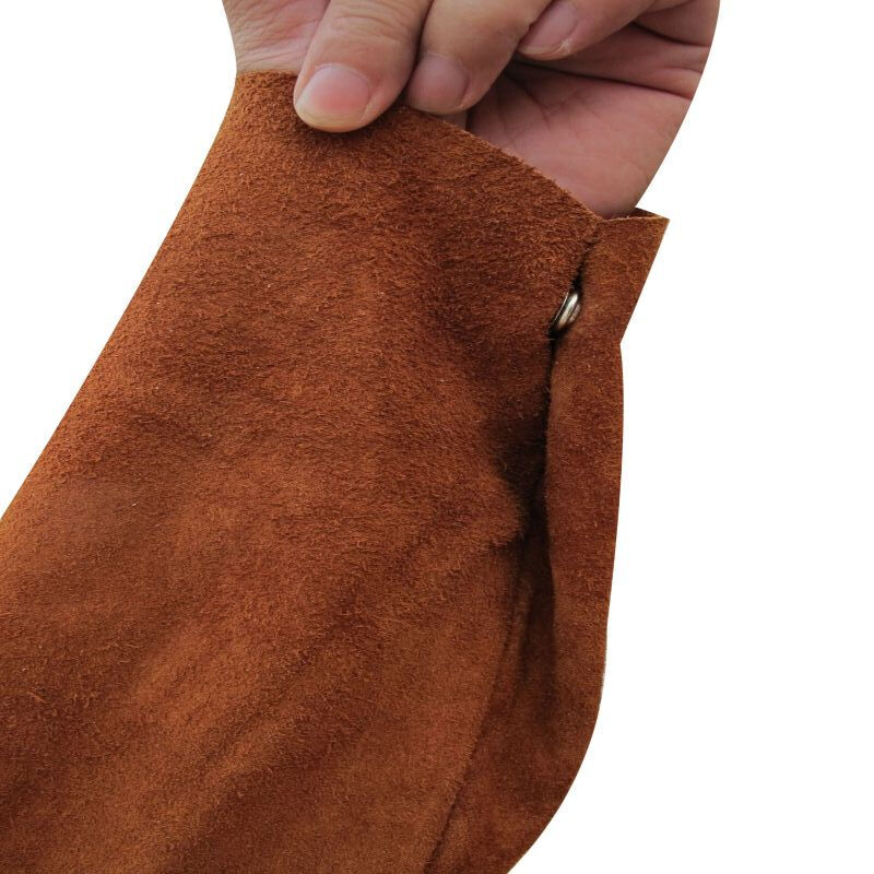 友盟AP-3080咖啡色牛二層皮阻燃焊工服圖片3 友盟AP-3080咖啡色牛二層皮阻燃焊工服圖片3