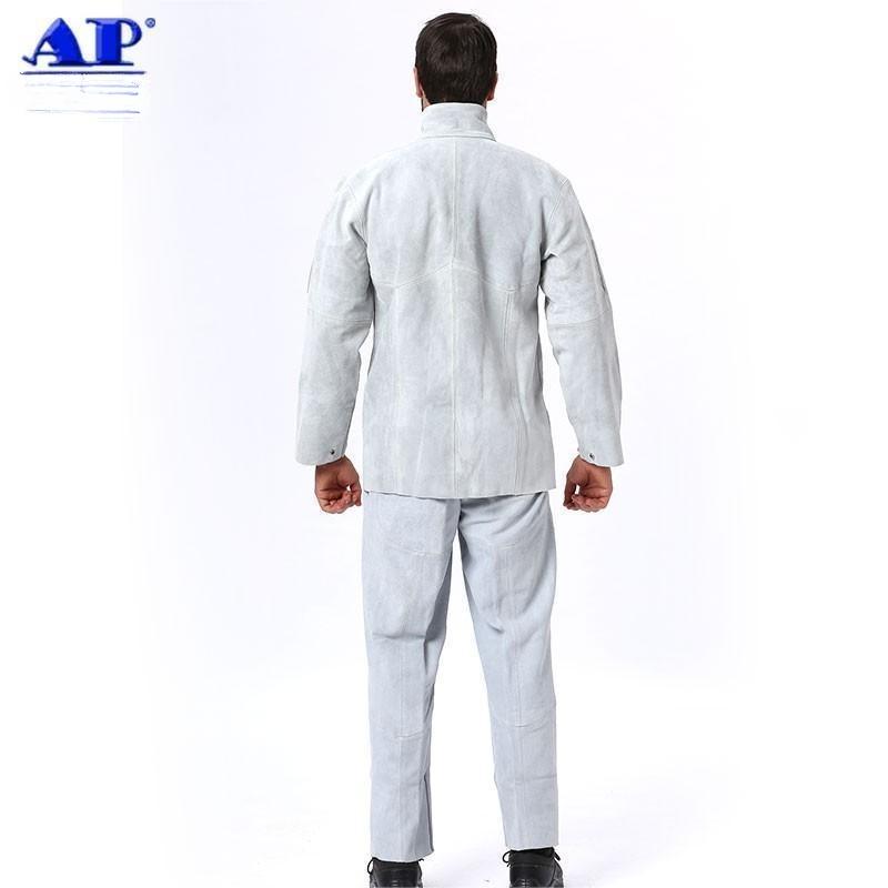友盟AP-3230牛二層皮全皮焊工服褲子圖片1 友盟AP-3230牛二層皮全皮焊工服褲子圖片1