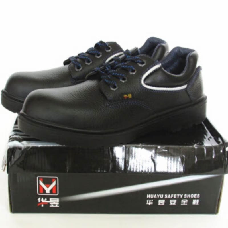 華昱HY0801黑色低幫防砸安全鞋圖片4