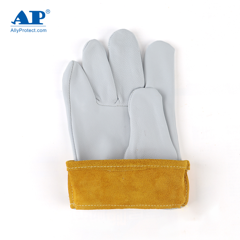 友盟AP-1088防火隔熱羊青皮電焊手套圖片4