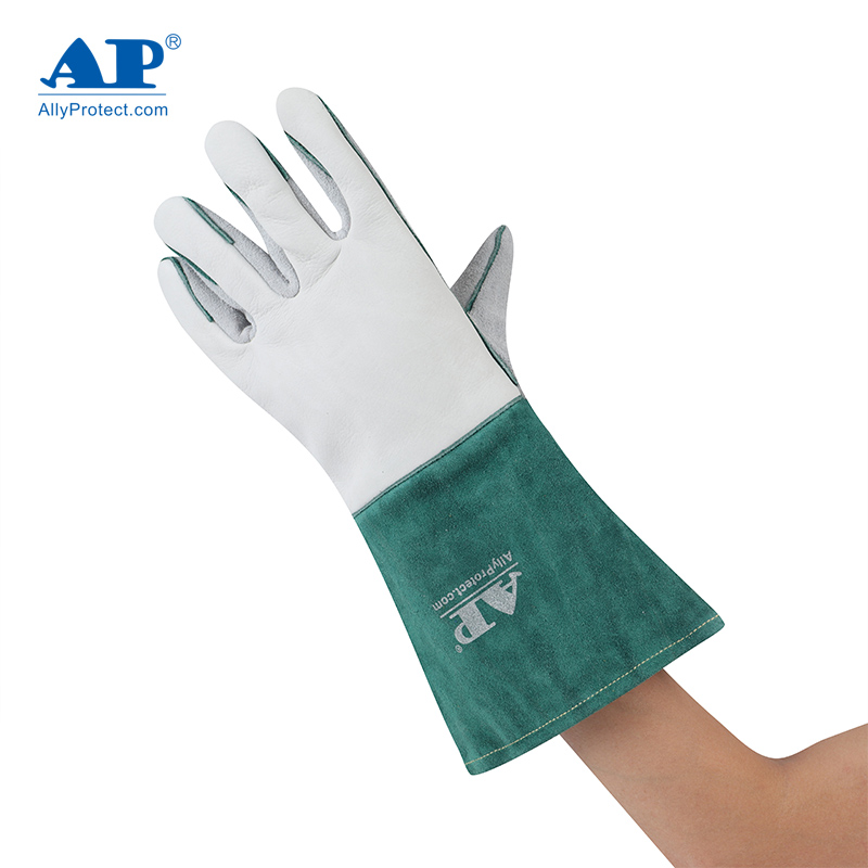 友盟AP-2655防火隔熱野牛青皮電焊手套圖片1 友盟AP-2655防火隔熱野牛青皮電焊手套圖片1