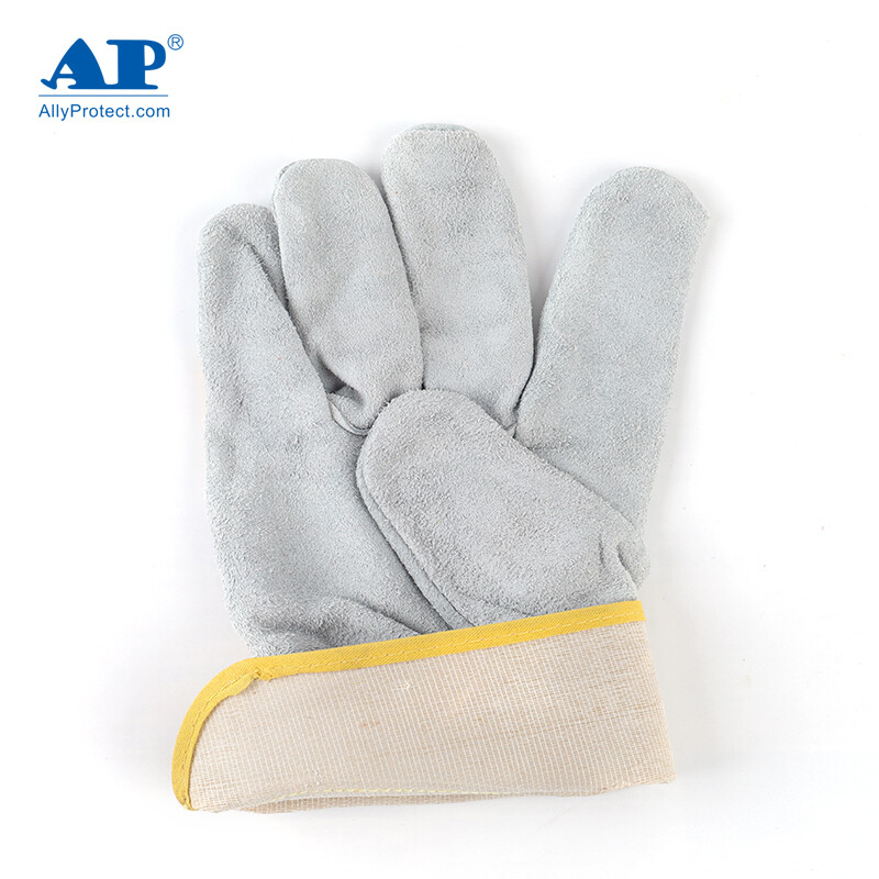 友盟AP-2209牛二層皮勞保手套圖片4