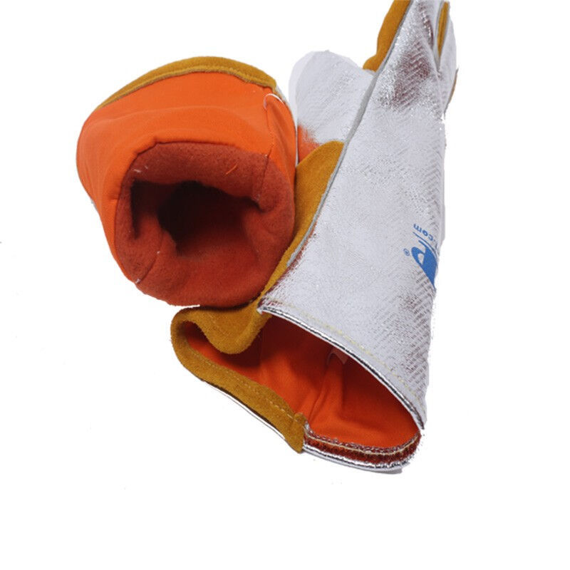 友盟AP-4501牛二層皮鋁箔耐高溫手套圖片2