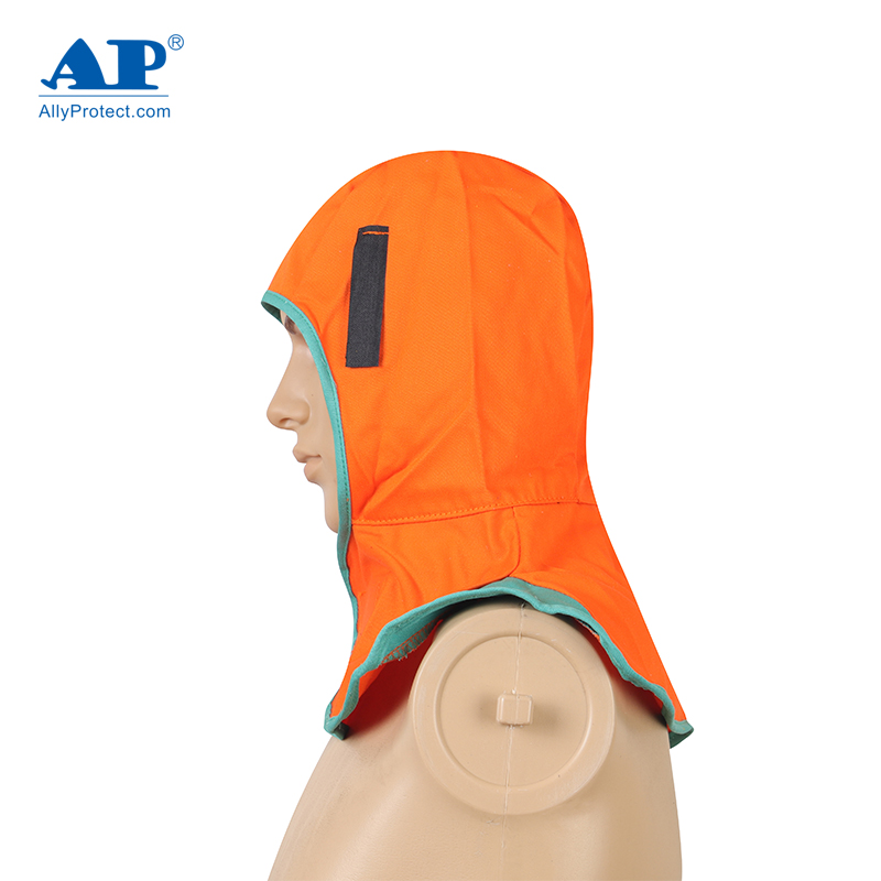 友盟AP-6671橙紅色阻燃布全護式焊帽圖片2 友盟AP-6671橙紅色阻燃布全護式焊帽圖片2